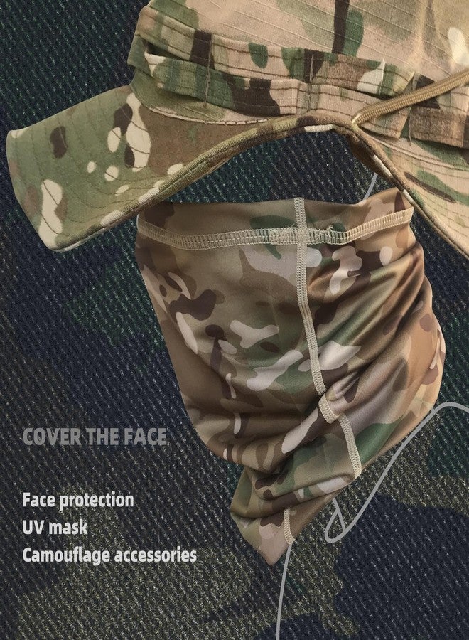 XY3545HS Camo Neck Gaiter Face Mask Ski Scarf for Men&Women UV Protection Windproof for Fishing Hunting Cycling - Image 3